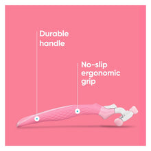 Pink Venus ComfortGlide razor with ergonomic textured grip and blade head