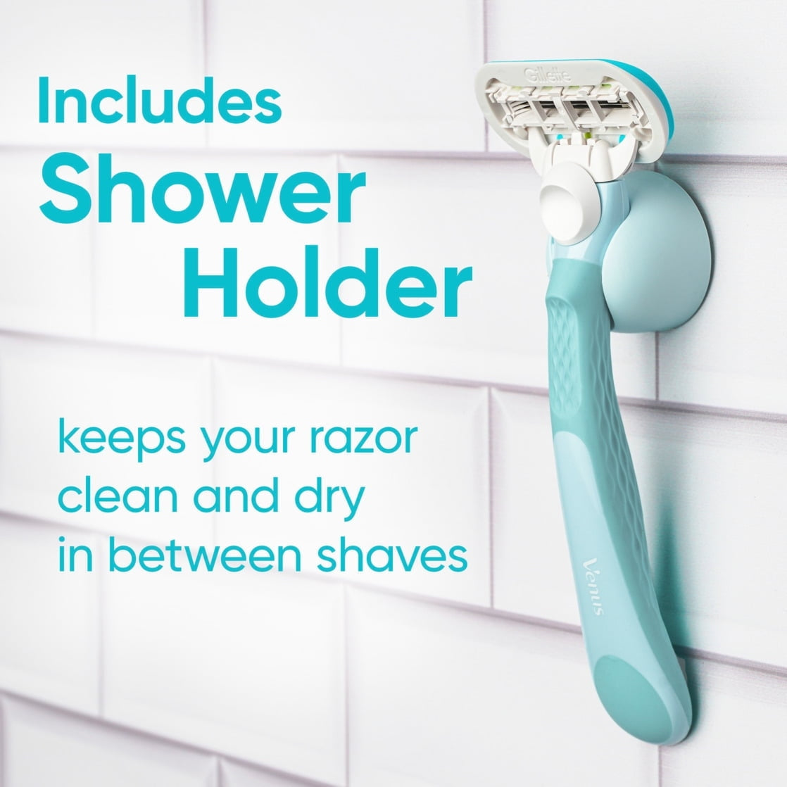 Venus Manual Razor, Extra Smooth for Women, 5 Blades, Handle + 2 Refills, Green