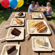 VerTerra Eco-Friendly Wooden Plates & Cutlery, 250-count