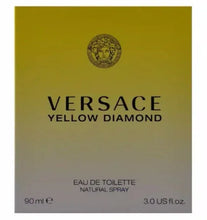 Versace Yellow Diamond eau de toilette product box with 90 ml label