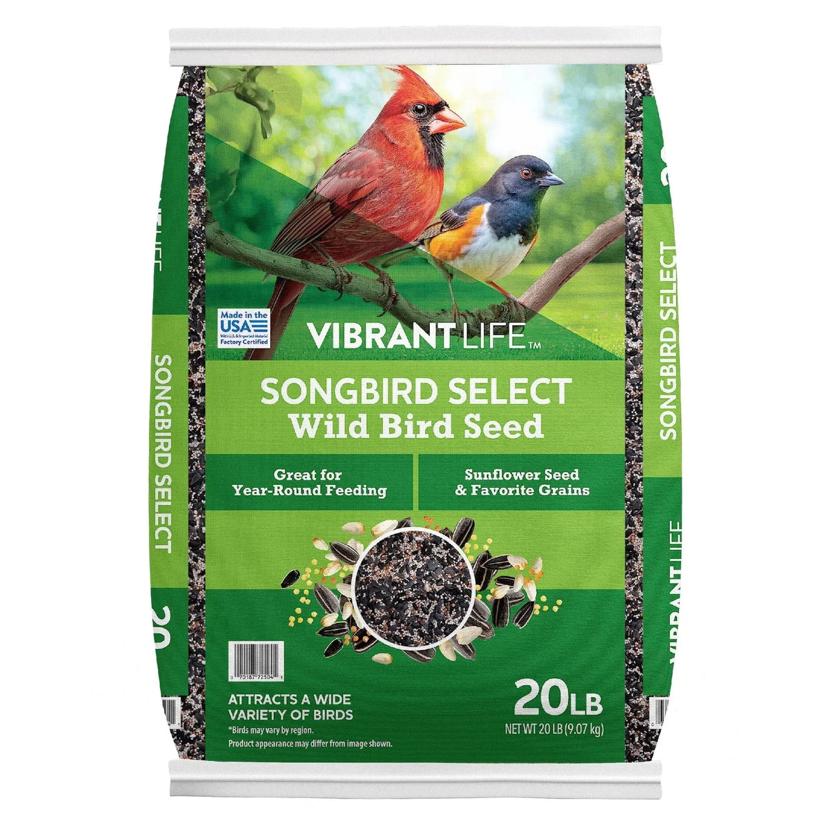 Vibrant Life Songbird Select Wild Bird Seed, 20 lb Bag - USA MEGA SHOP