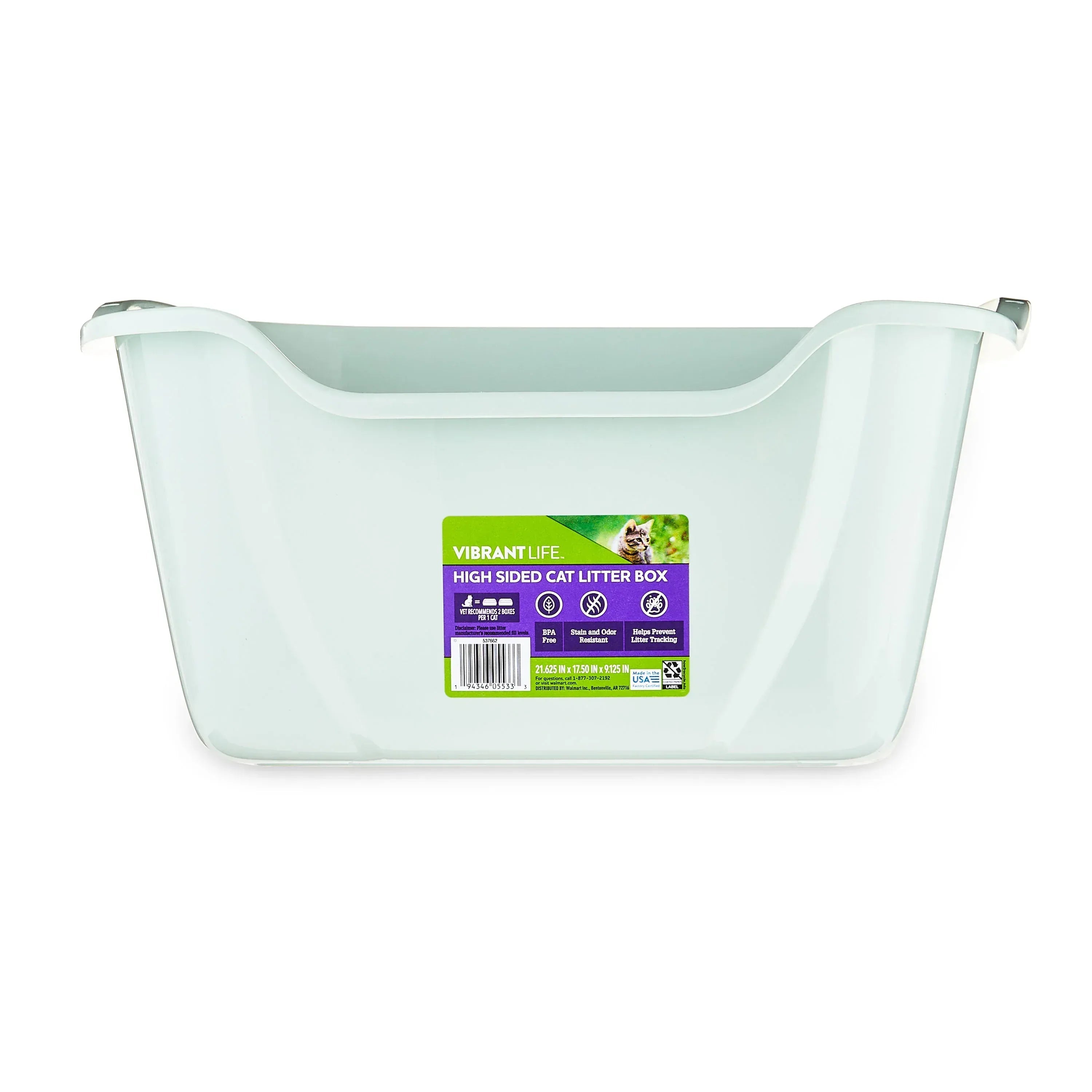 Van Ness Pets Odor Control Large Enclosed Cat Litter Box, Hooded, Pearl