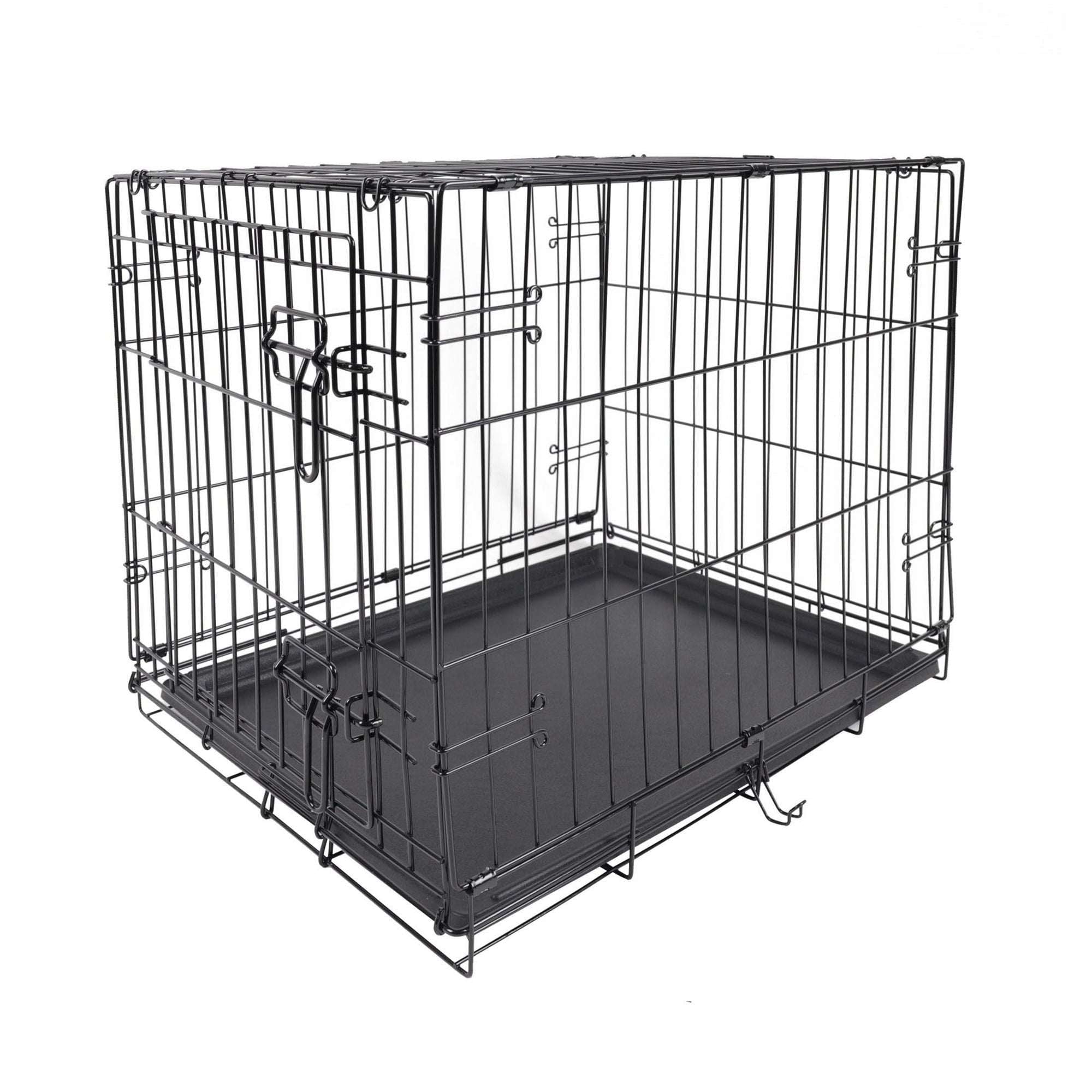 Vibrant Life Foldable 22" Wire Crate for Dogs with Divider and Leak-Proof Tray