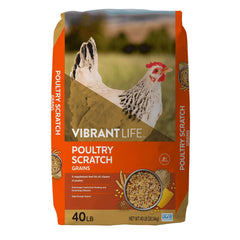 Vibrant Life Poultry Scratch Grains, 40 lb Bag