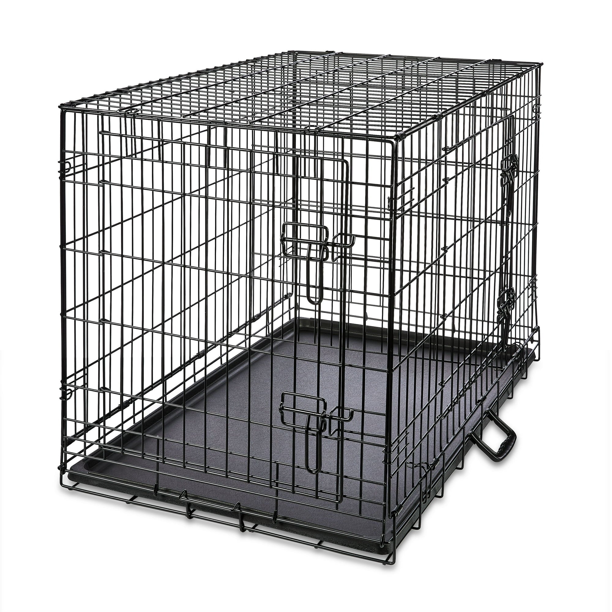 Vibrant Life Foldable 22" Wire Crate for Dogs with Divider and Leak-Proof Tray