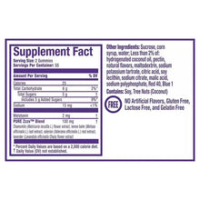 Supplement Facts panel for sleep aid gummies, serving size 2 gummies