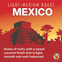 Victor Allen's Mexico light-medium roast coffee pods graphic