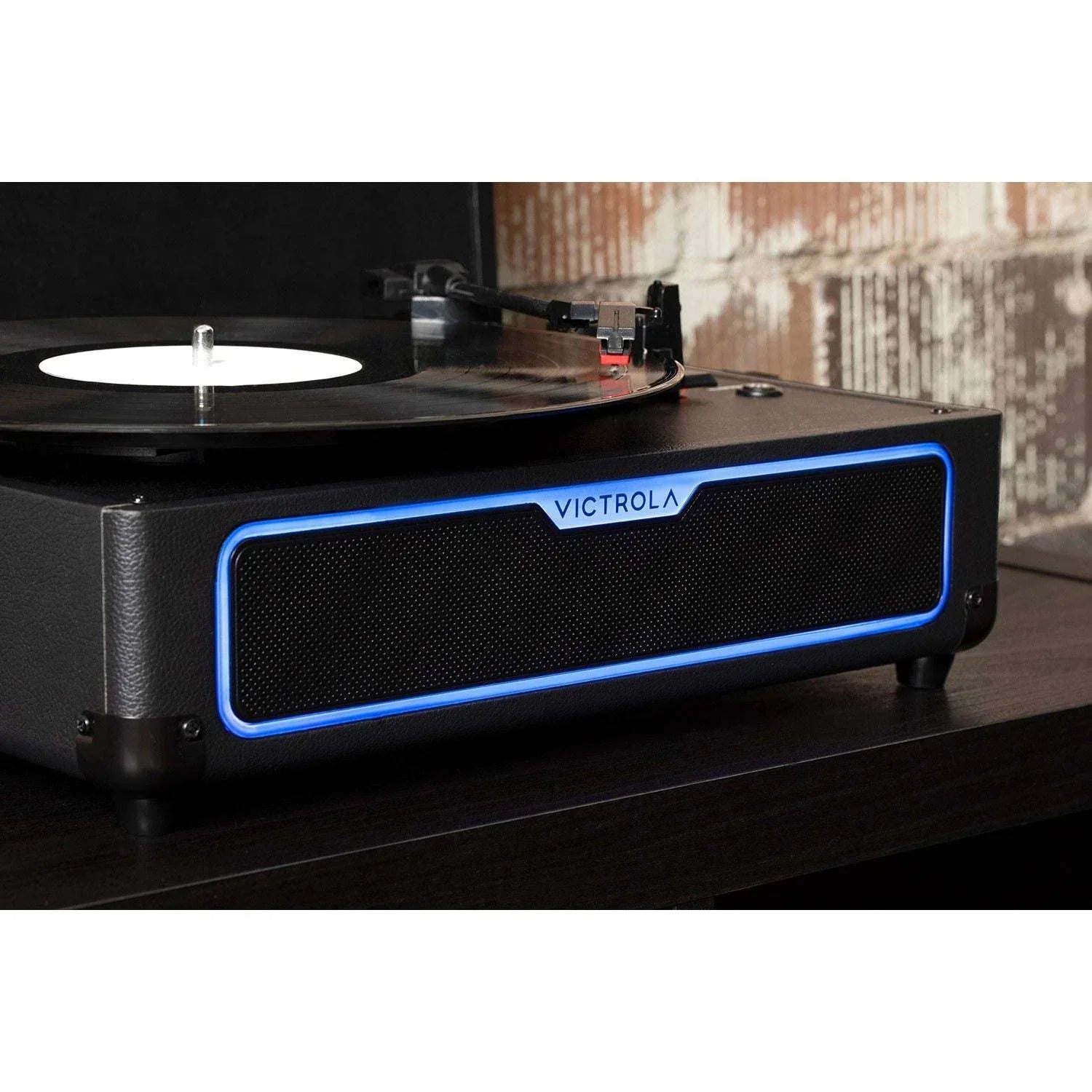 Victrola Journey Glow Illuminated Suitcase Record Player with Built-In Speakers - USA MEGA SHOP