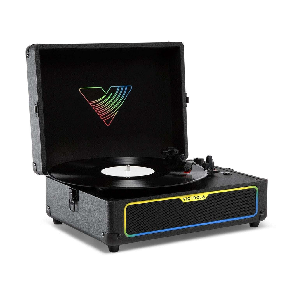 Victrola Journey Glow Illuminated Suitcase Record Player with Built-In Speakers - USA MEGA SHOP