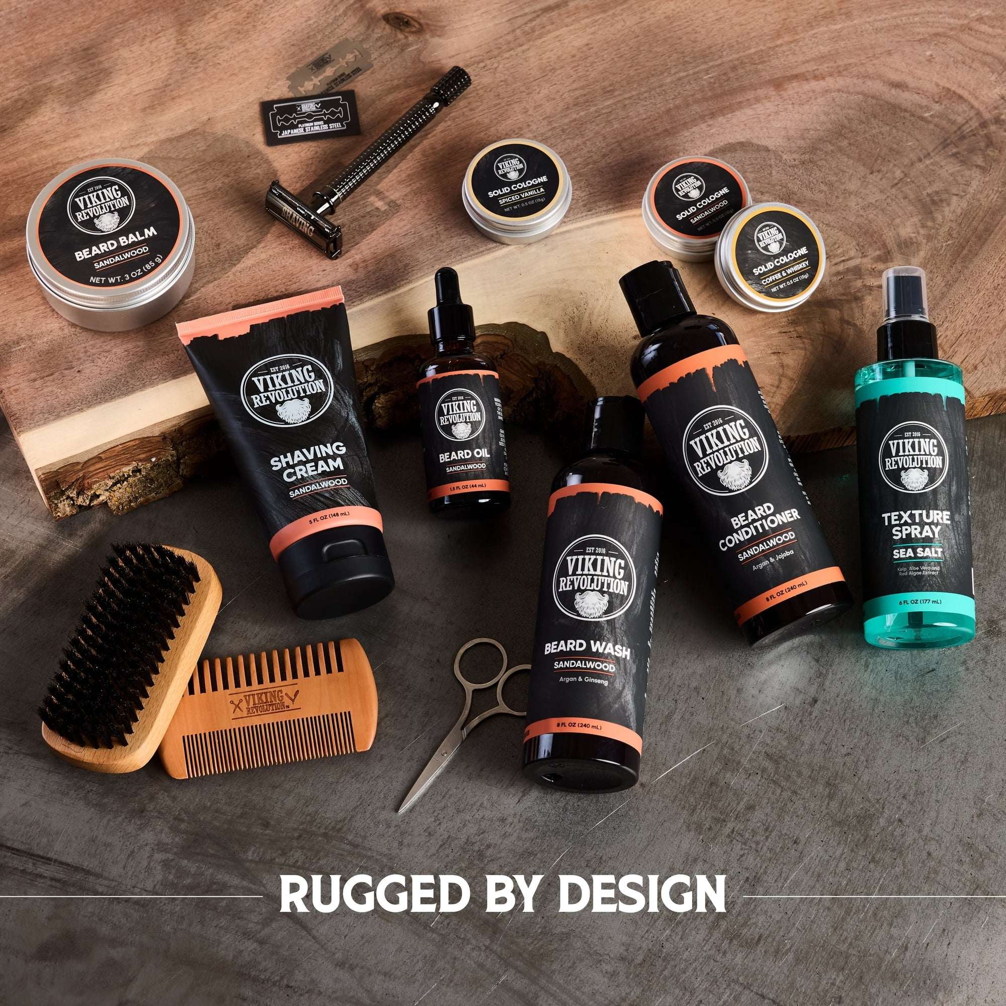 Viking Revolution, Beard Wash, Sandalwood, 8 fl oz.