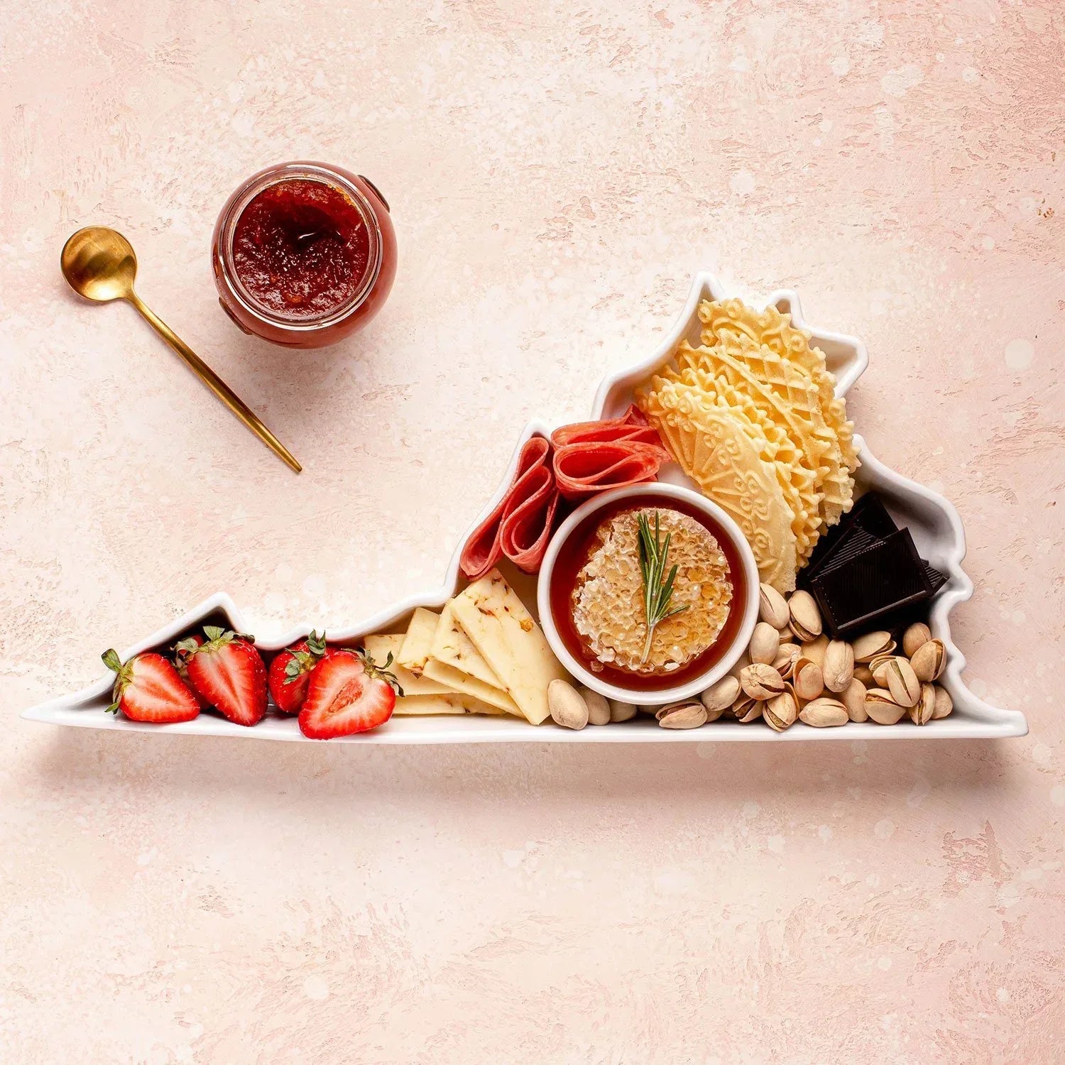 Lark Porcelain State-Shaped Bake & Serve Dish, Choose State