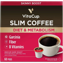 VitaCup slim single-serve coffee cups box, medium-dark roast, 60 pods