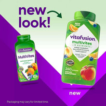 vitafusion MultiVites chewable gummy multivitamin bottles, 260 gummies and smaller