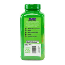 Multivitamin gummy supplement bottle, back label panel with ingredients and barcode