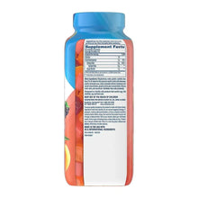 Vitafusion Fiber Well sugar-free fiber gummies bottle with Supplement Facts panel