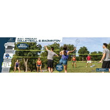 Retail box for EastPoint 2-in-1 premium volleyball and badminton net set