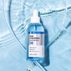 WELLAGE Real Hyaluronic Blue Ampoule, 2.53 fl oz, 2-pack - USA MEGA SHOP