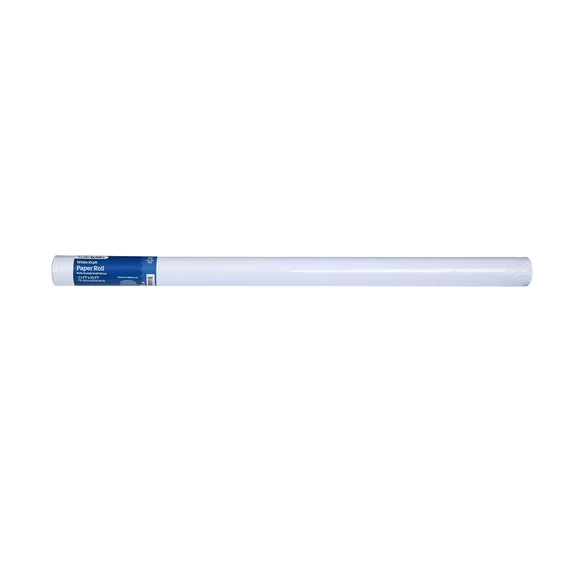 Hello Hobby Kraft White Paper Roll, 2.5 ft x 30 ft