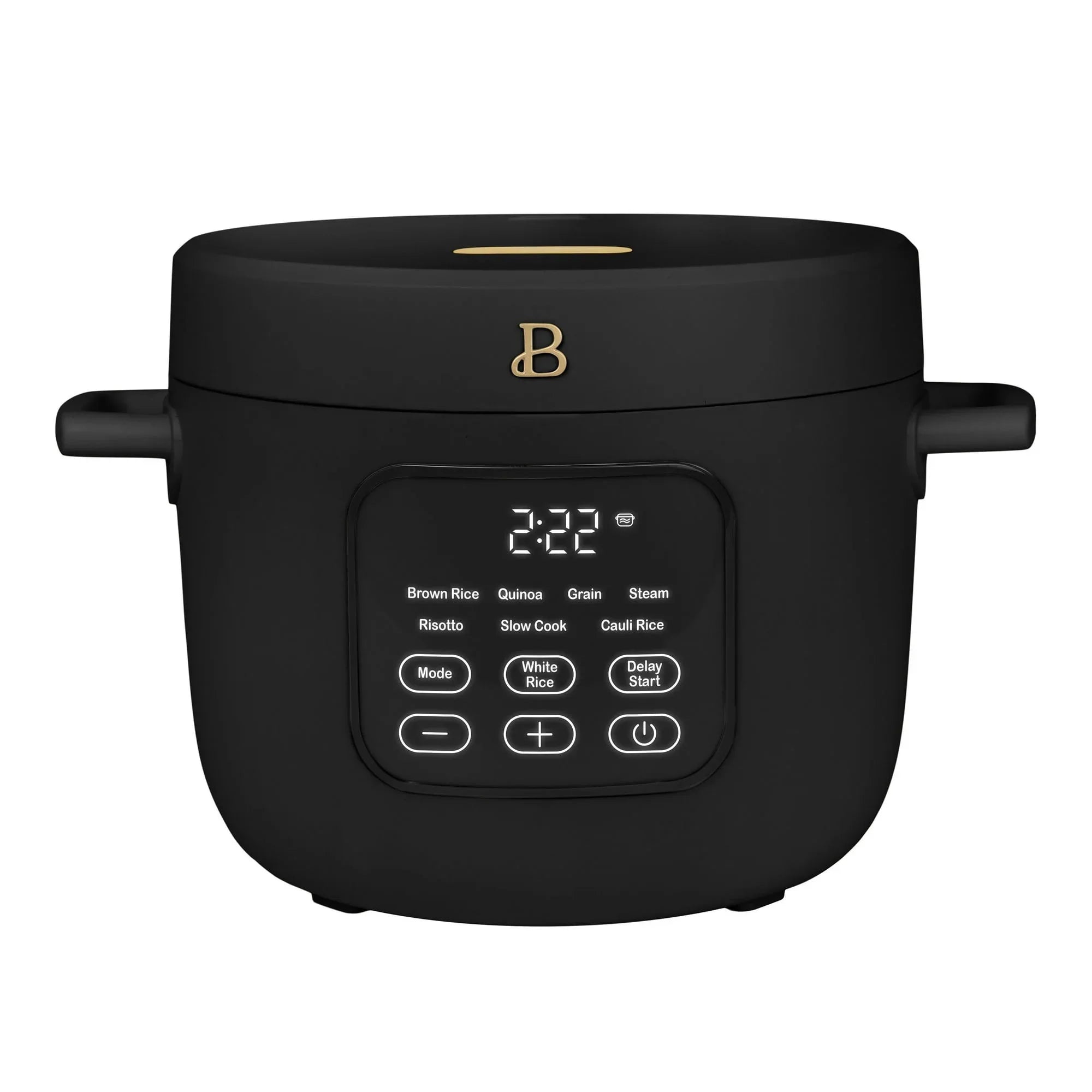 Beautiful 14-Cup Cooked, 6-Cups Uncooked Electric Rice and Grain Cooker, EverGood™ Ceramic Nonstick Coating, by Drew Barrymore