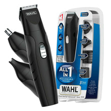 Wahl all-in-one rechargeable beard trimmer, black with adjustable cutting head