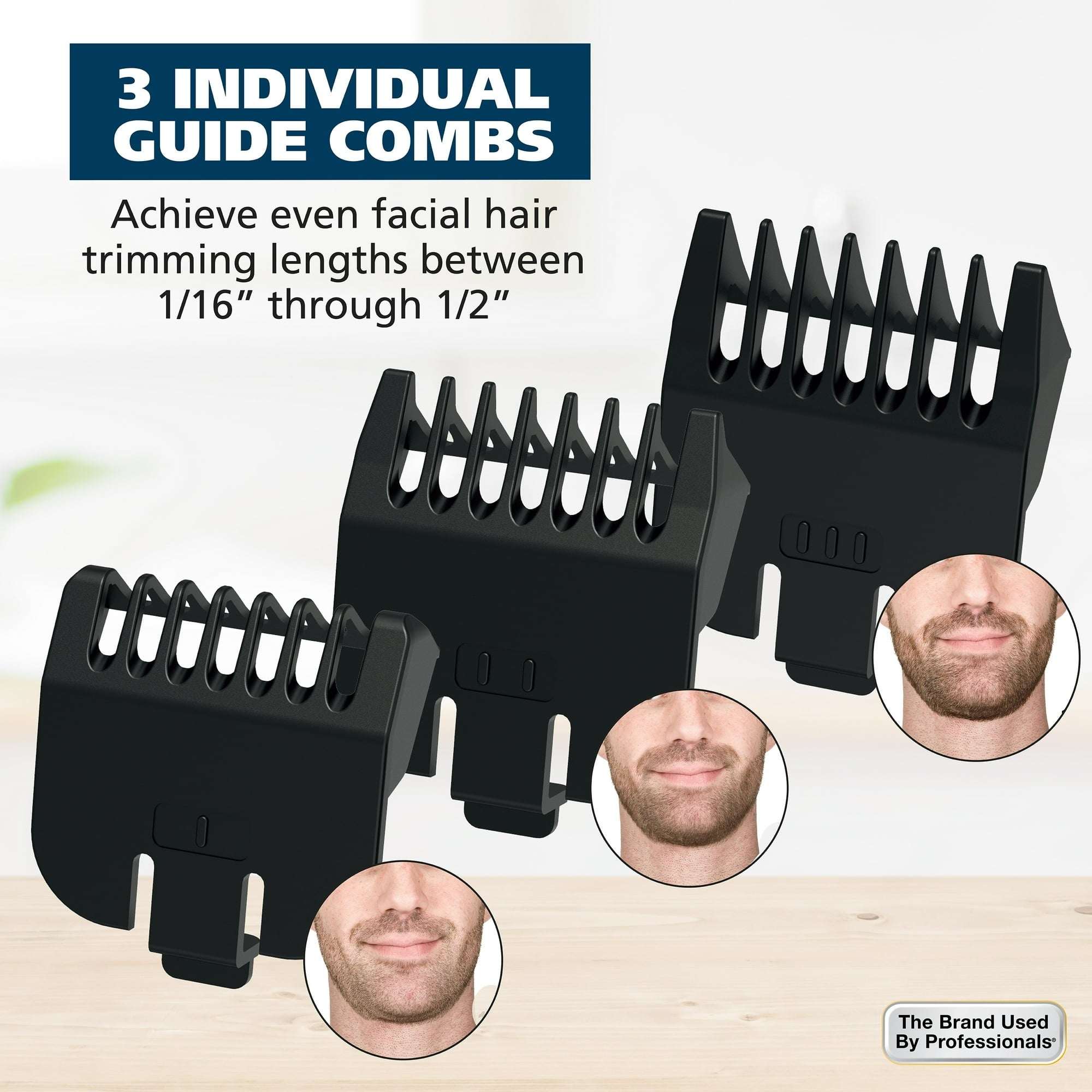 Wahl All in One Rechargeable Beard, Mustache, Detail Trimmer for Men, Black, 05644