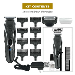 Wahl Commando Cordless Rechargeable Manscaper Wet/Dry Trimmer - Body Groomer for Men, Black 3024497