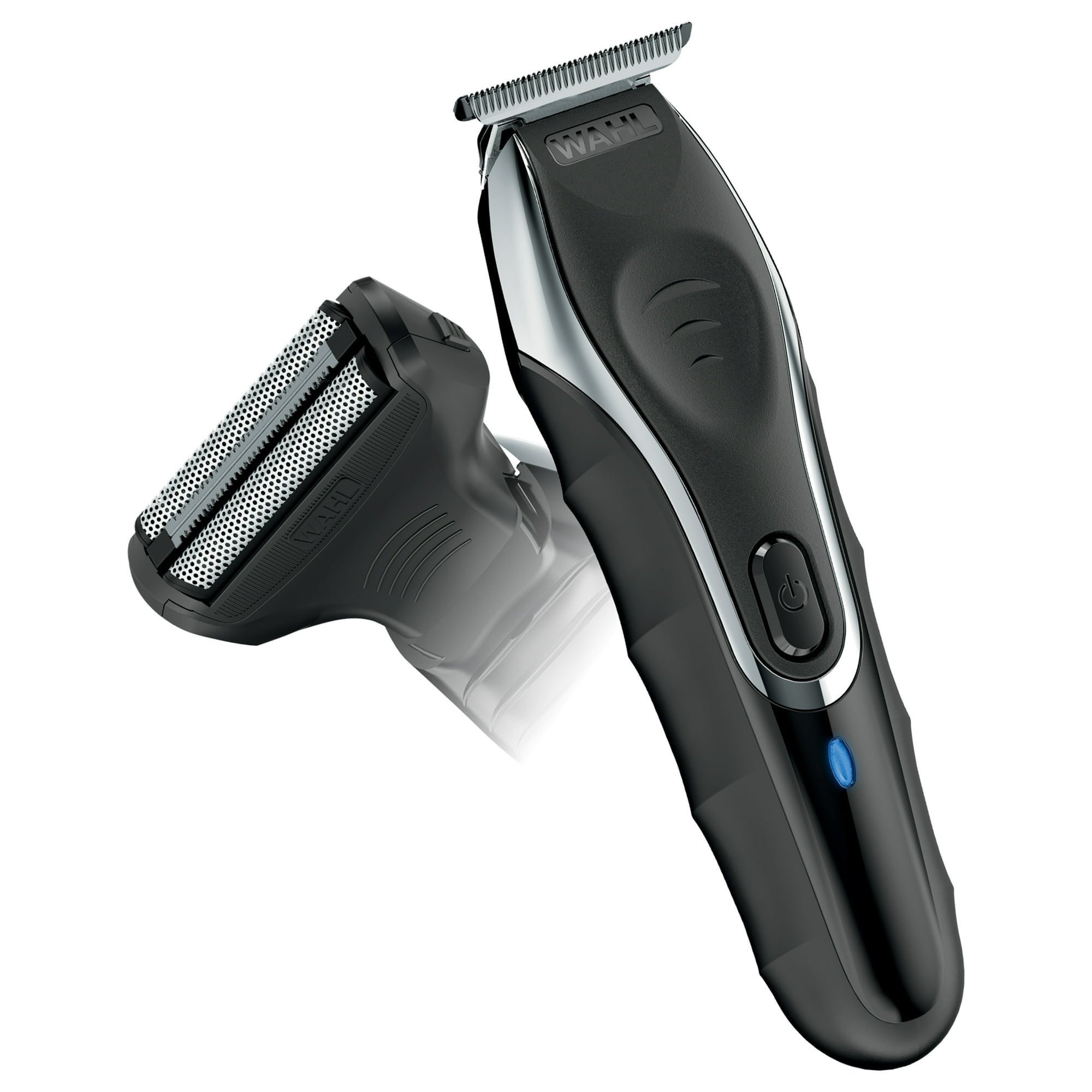 Wahl Commando Cordless Rechargeable Manscaper Wet/Dry Trimmer - Body Groomer for Men, Black 3024497