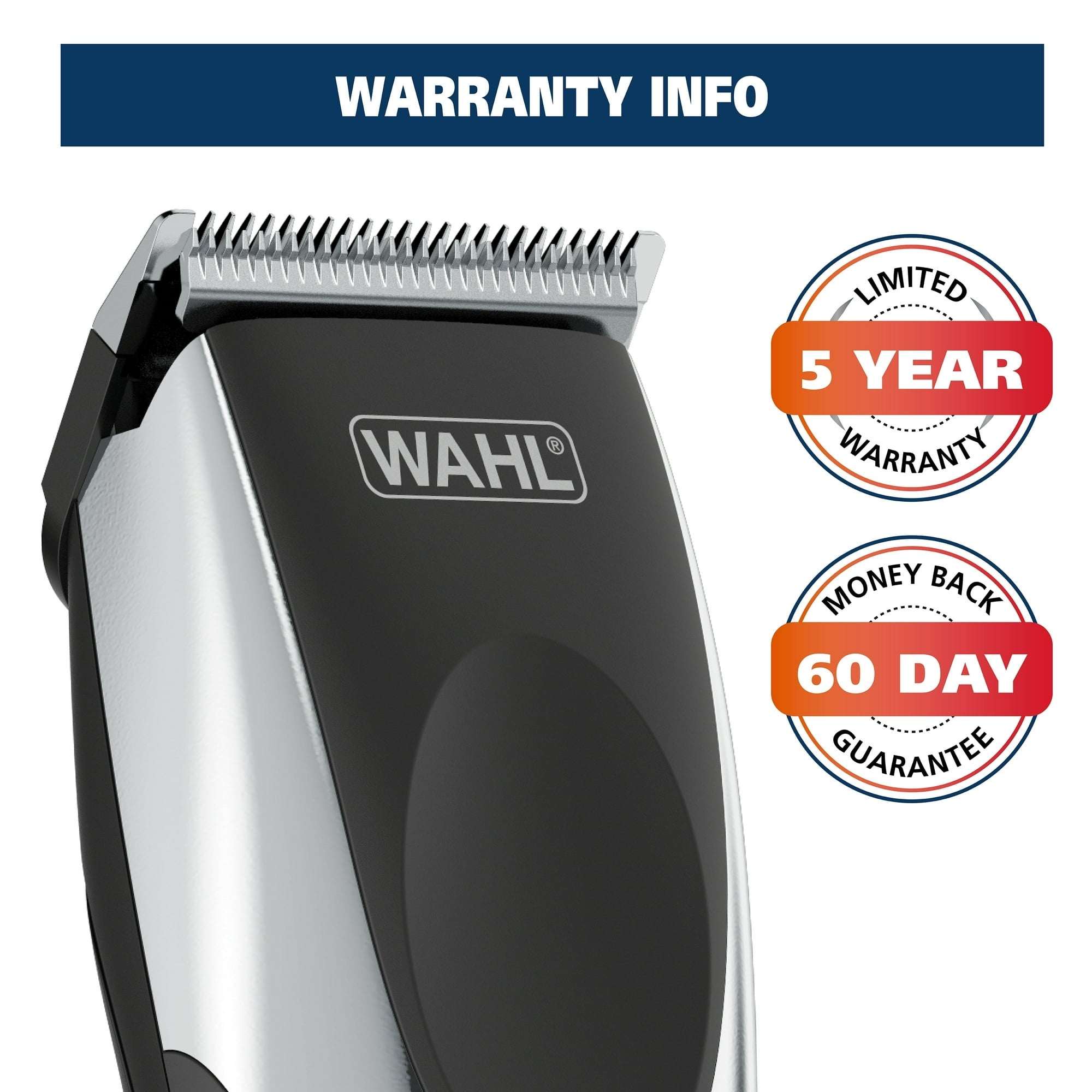 Wahl Haircut & Beard Cordless Trimmer Kit, Men or Women, 22pc, Black - 9639-2201