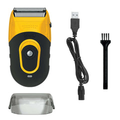 Wahl Life Proof Shaver, Rechargeable Lithium Ion, Compact Flex Foil Shaver & USB Convenience, Men, Yellow - 3023681