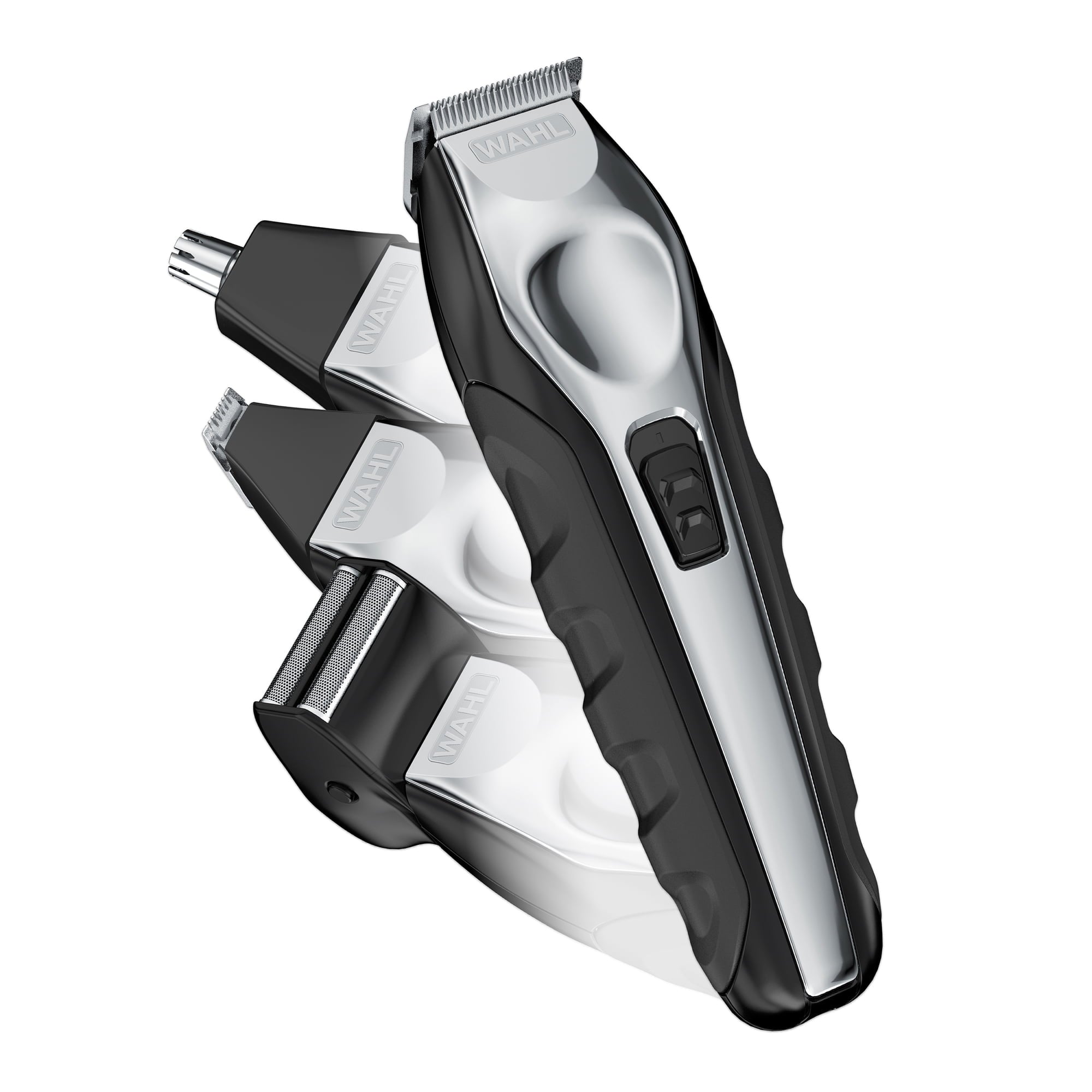 Wahl Lithium Ion All-in-One Beard Trimmer for Men - Black/ Silver Model 9888-600