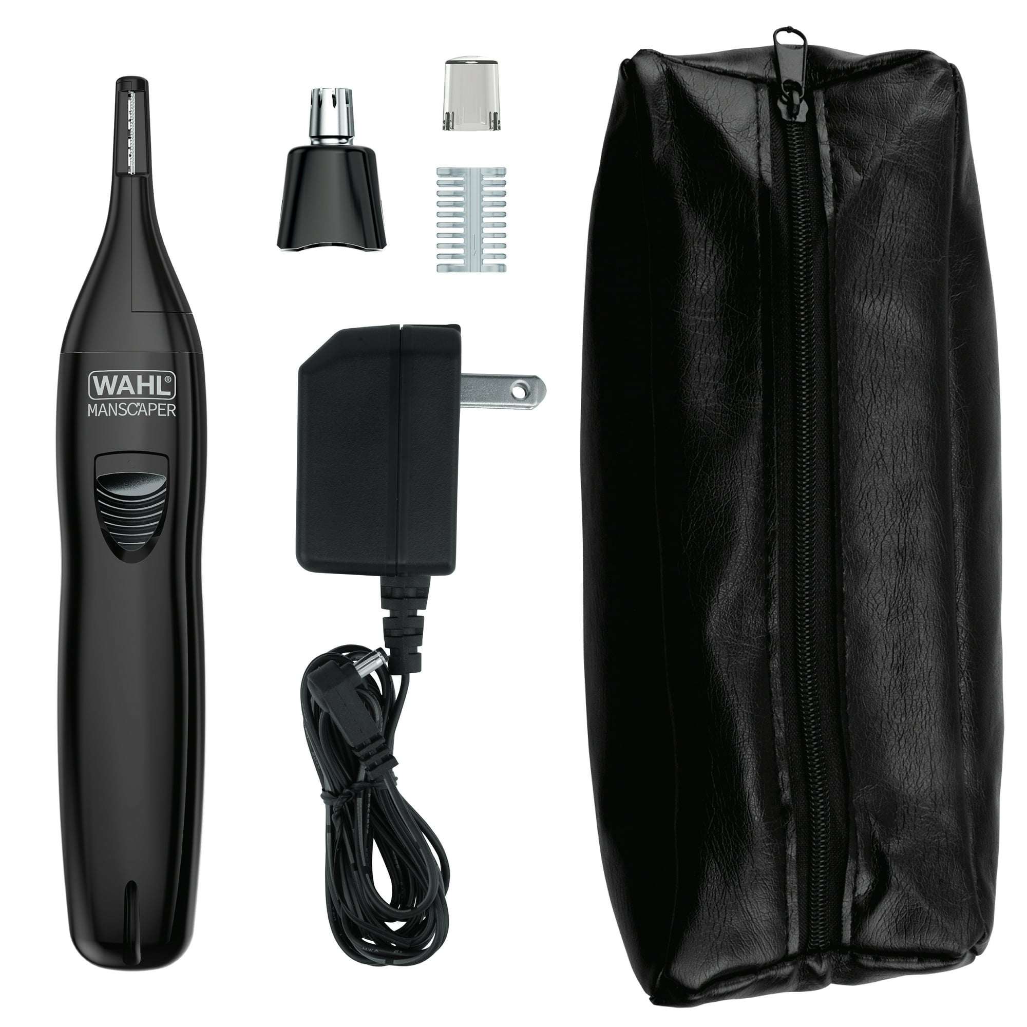 Wahl Manscaper Regulator, Rechargeable Ear, Nose, Brow Double Sided Men's Detail Trimmer, 9865-4701