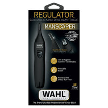 Wahl Manscaper Regulator men's detail trimmer, black, rechargeable on retail box