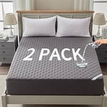 Waterproof Fitted Mattress Protector, Soft Plush Fleece, Breathable Deep Pocket Cover for Full-Size Bed (180 * 200cm)