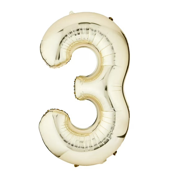 34" Gold Number 1 Foil Balloon, by Way To Celebrate