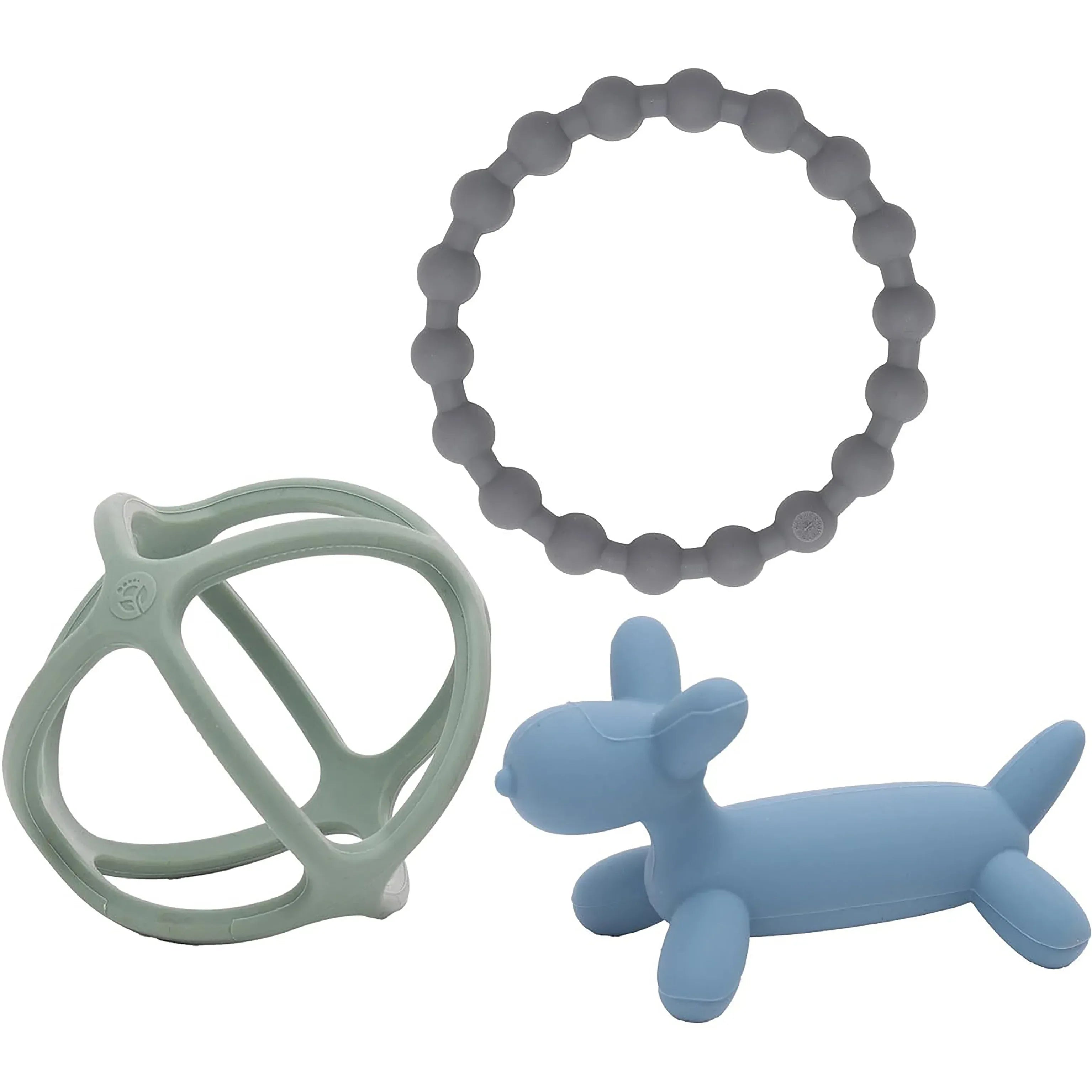 WeeSprout Teethers for Baby, Silicone Toys for Infant Teething