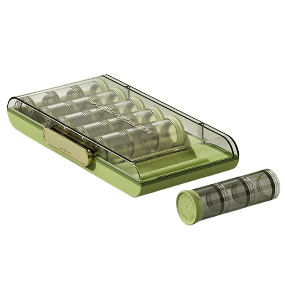Weekly Pill Organizer, 21 Grids, Compact, Portable for Elderly Parents, Patients (Medium 21 Grids) - Brands For Less USA