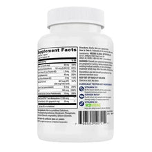 Weider Artery Health supplement facts panel with barcode on bottle