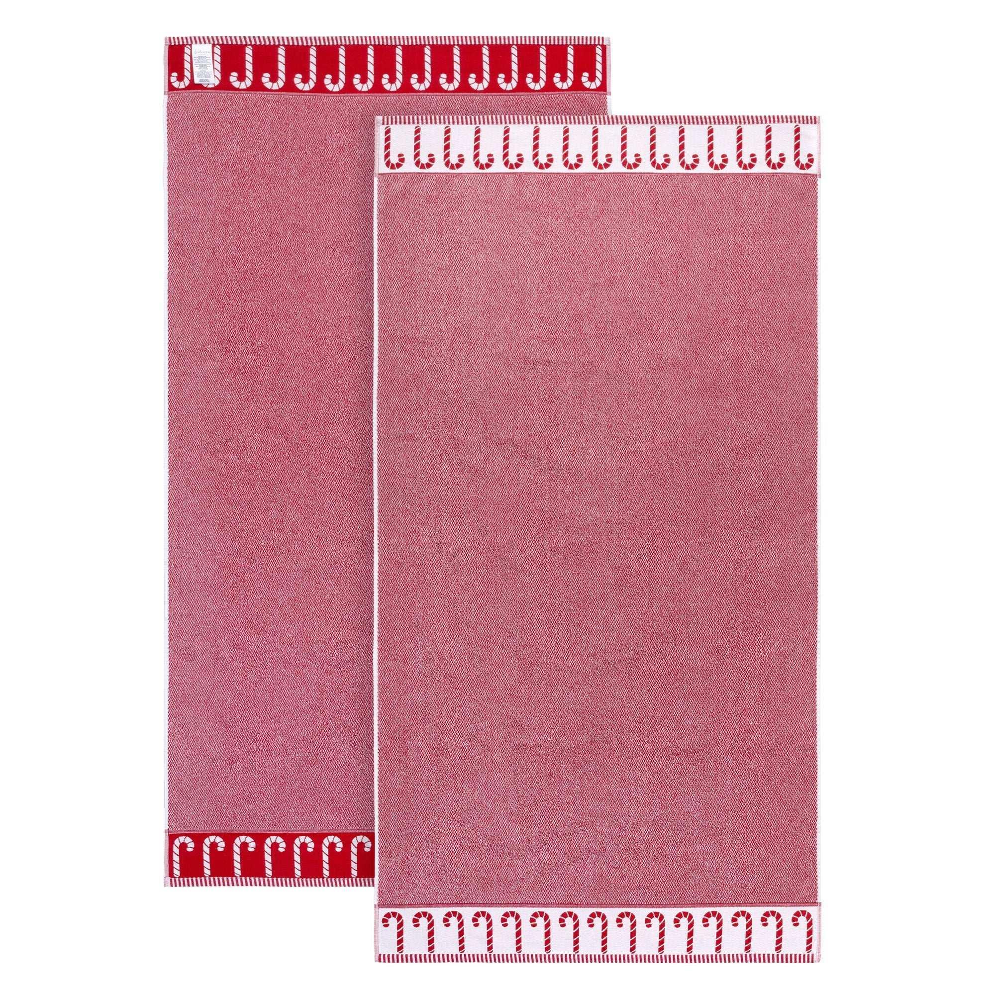 WelHome Holiday Bath Towels, 2-pack