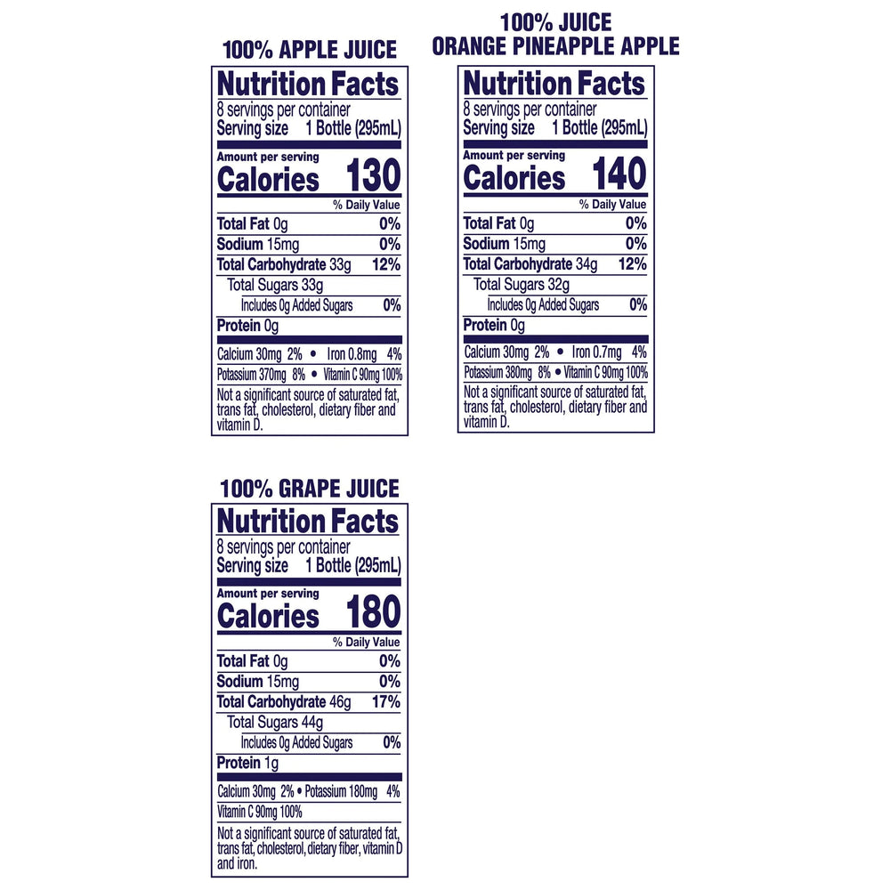 Welch's 100% Juice Drink, Variety Pack, 10 fl oz, 24-count - USA MEGA SHOP