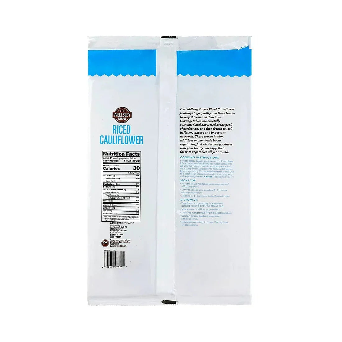 Wellsley Farms Cauliflower Rice, 4 lbs. - USA MEGA SHOP