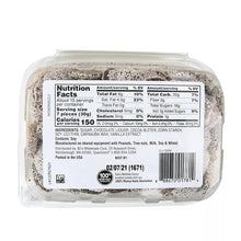 Dark chocolate nonpareils nutrition facts on Wellsley Farms tub back label