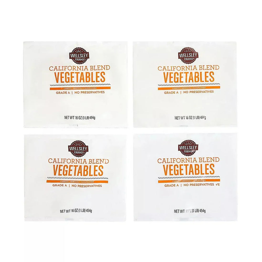 Wellsley Farms Frozen California Vegetable Blend, 4 ct./1 lb. - USA MEGA SHOP