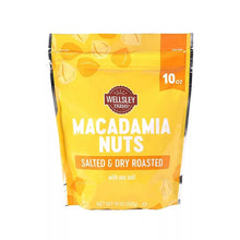 Macadamia nuts bag, salted and dry roasted, 10 oz Wellsley Farms