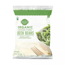 Organic extra fine green beans bag, whole frozen green beans