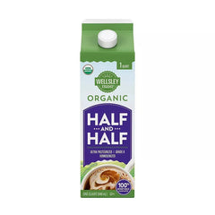 Wellsley Farms Organic Half And Half, 32 oz.