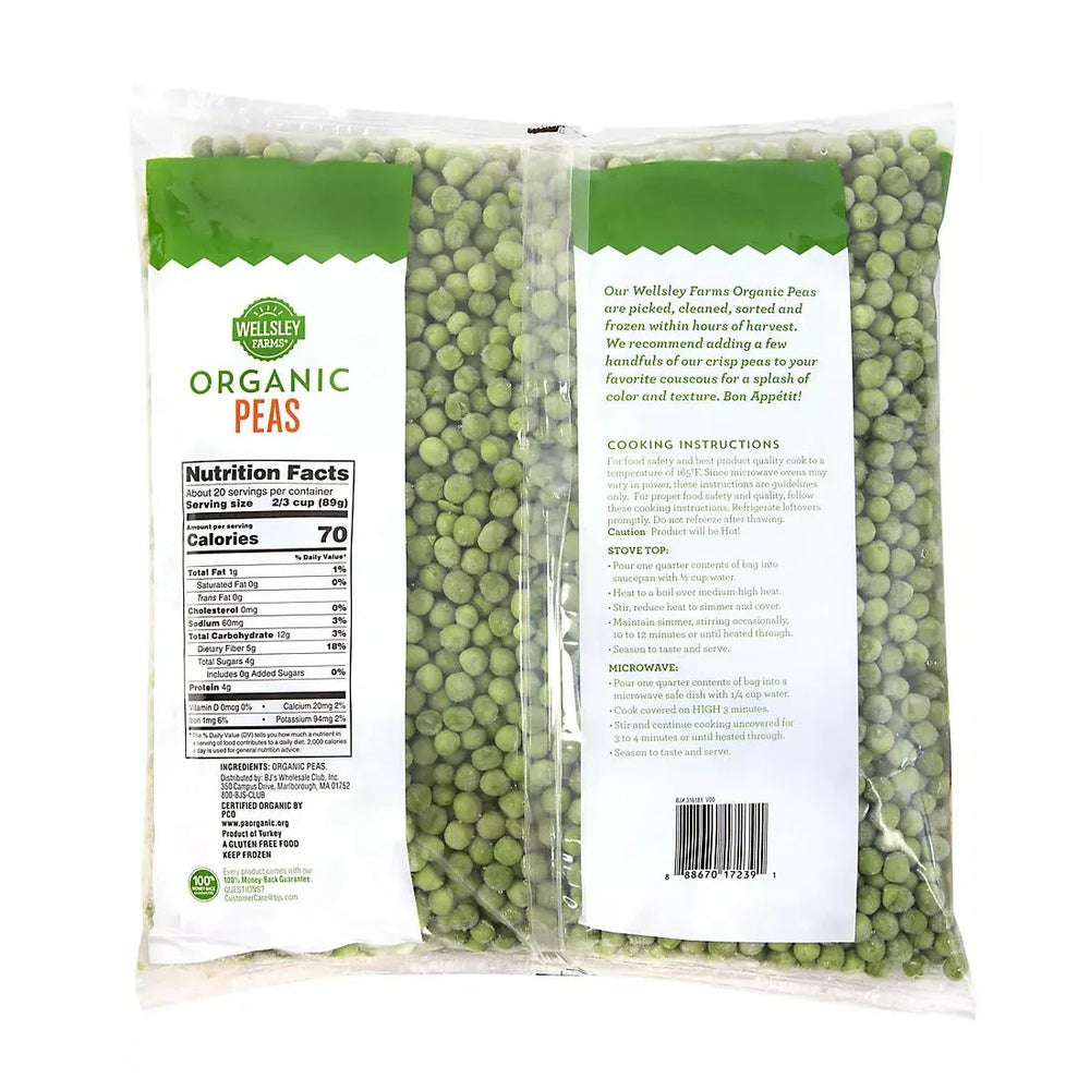 Wellsley Farms Organic Peas, 4 lbs. - USA MEGA SHOP
