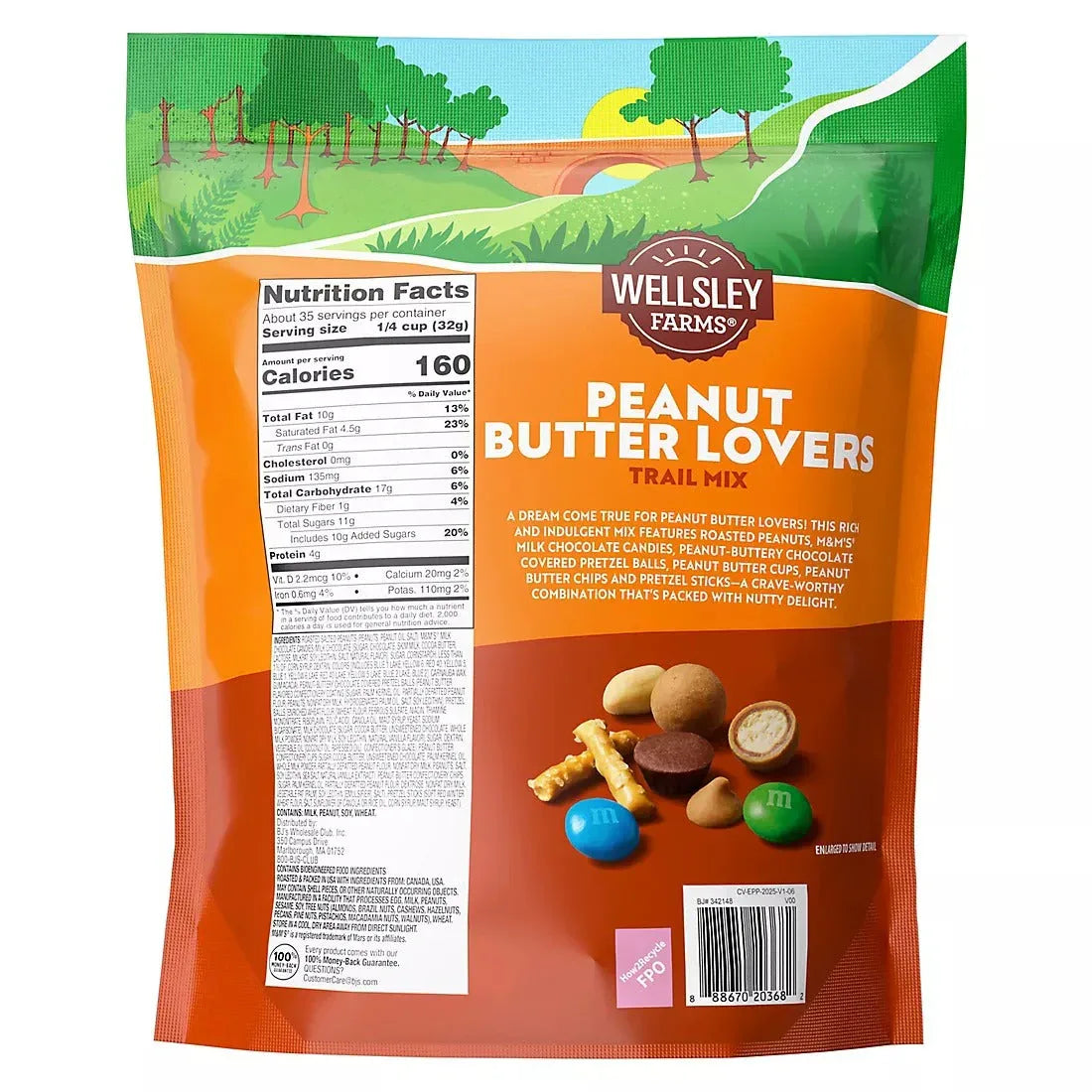 Wellsley Farms Peanut Butter Lovers Trail Mix, 40 oz. - USA MEGA SHOP
