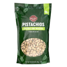 Salted & dry roasted pistachios bag with shells, 48 oz