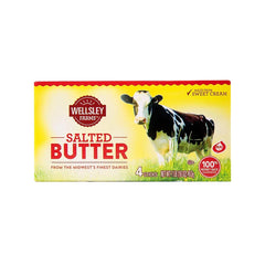 Wellsley Farms Salted Butter Quarters, 4 ct./1 lb. - USA MEGA SHOP