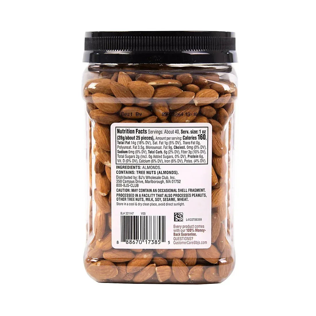 Wellsley Farms Whole Almonds, 40 oz.